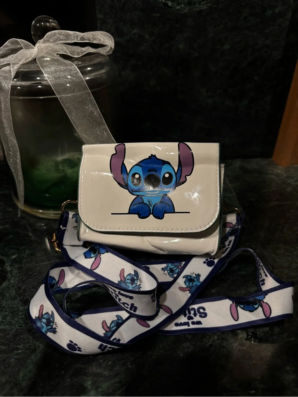 Kids Crossbody Bag with Blue Cartoon Character
